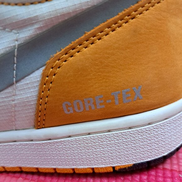 Size 10 Nike Air Jordan 1 Element Gore-Tex Men Light Curry Gold Sail DB2889-700 - Picture 11 of 14